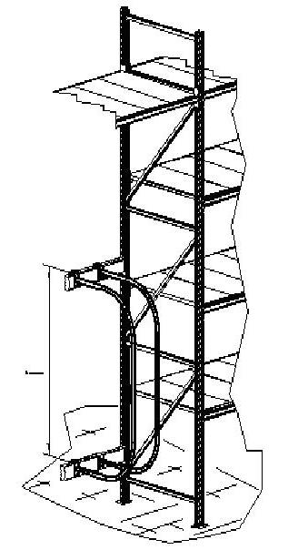 Делитель ряда стеллажа